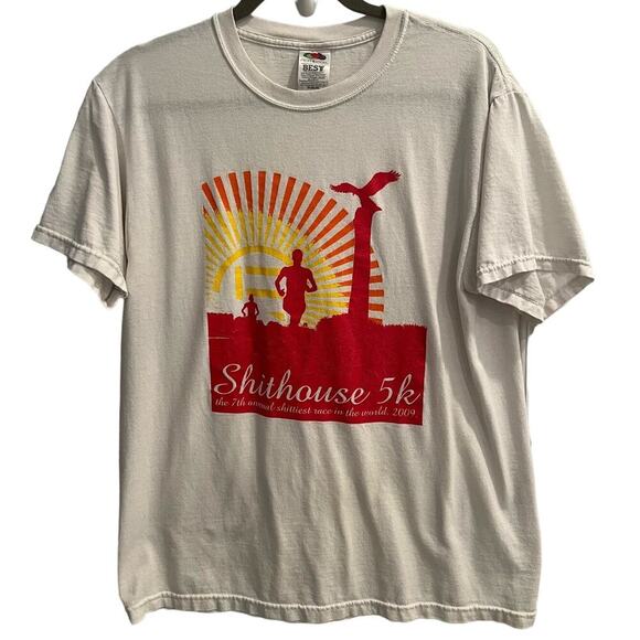 Sh!thouse 5k Men's Funny Vintage Tee Shirt t-shirt - Picture 1 of 3